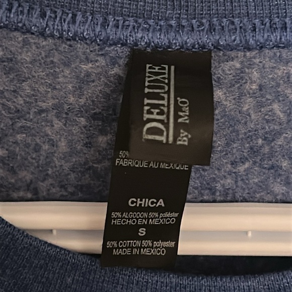 Cows Blue Sweatshirt, size S - Picture 3 of 4